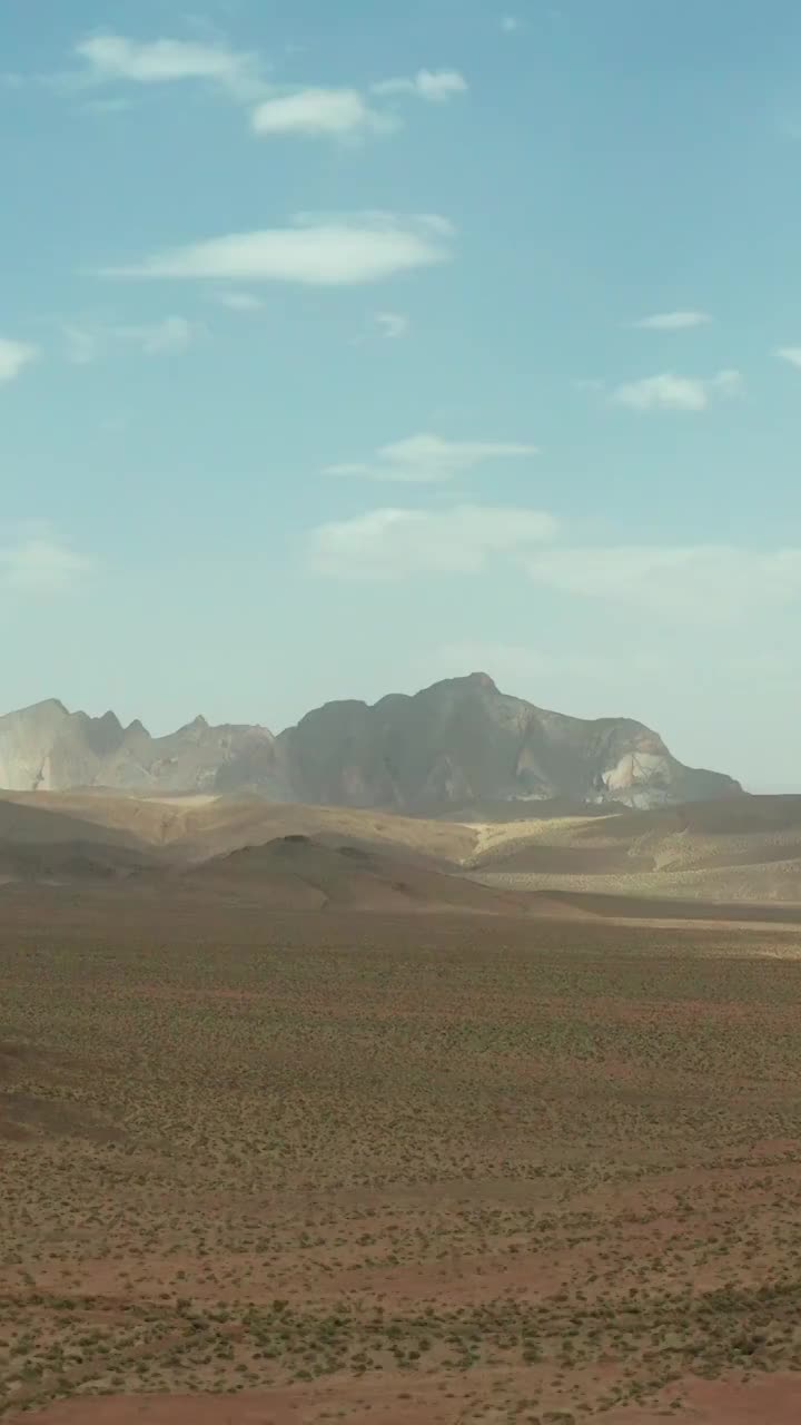 航拍青海德小高速沿途风景视频素材