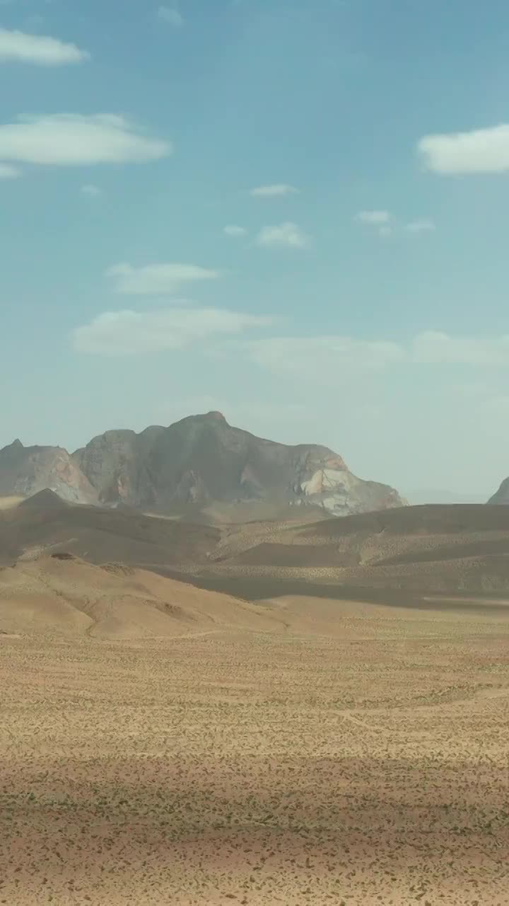 航拍青海德小高速沿途风景视频素材