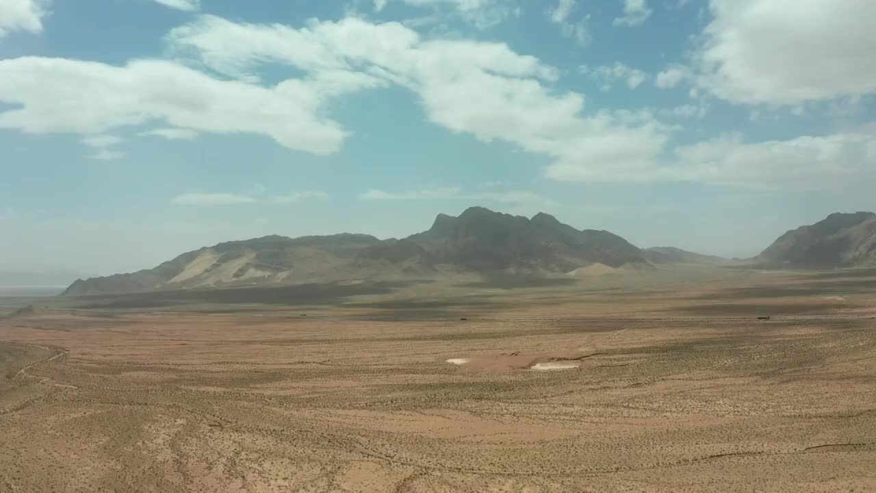 航拍青海德小高速沿途风景视频素材