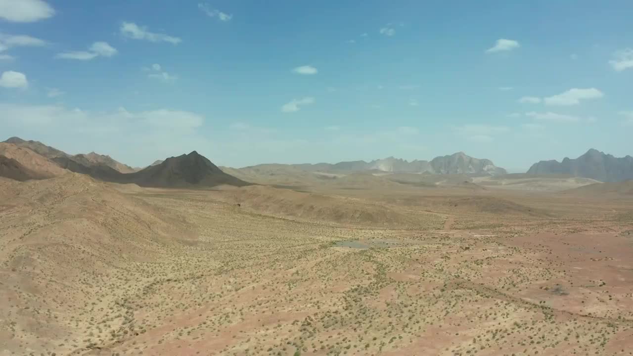 航拍青海德小高速沿途风景视频素材