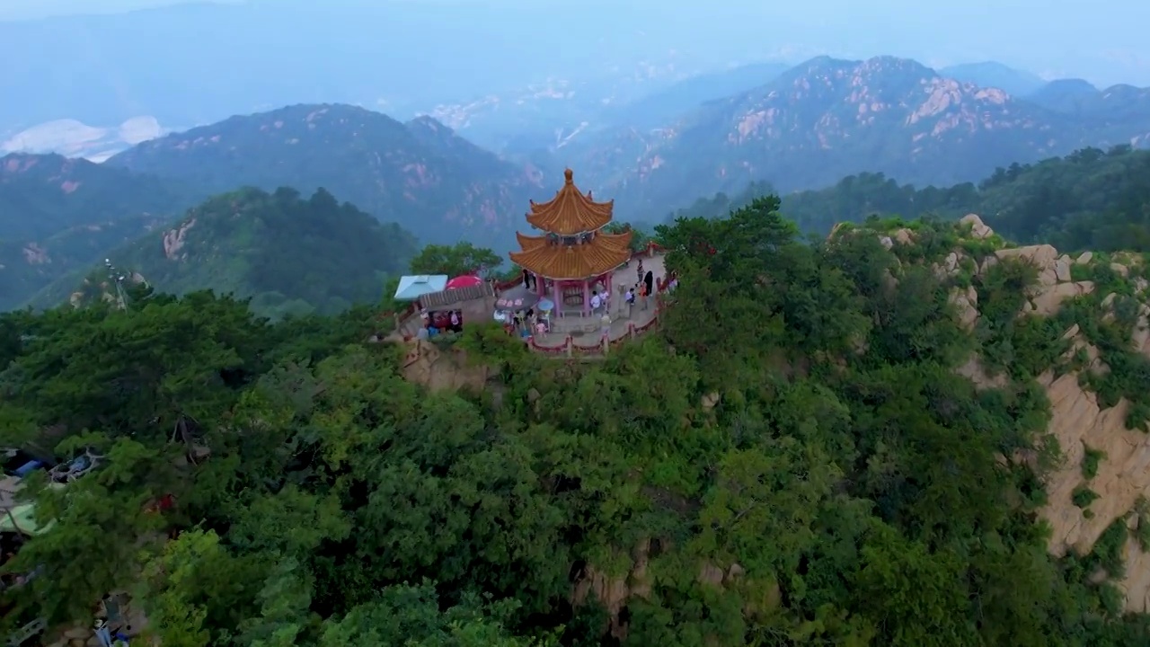 蓟州盘山紫盖峰视频素材