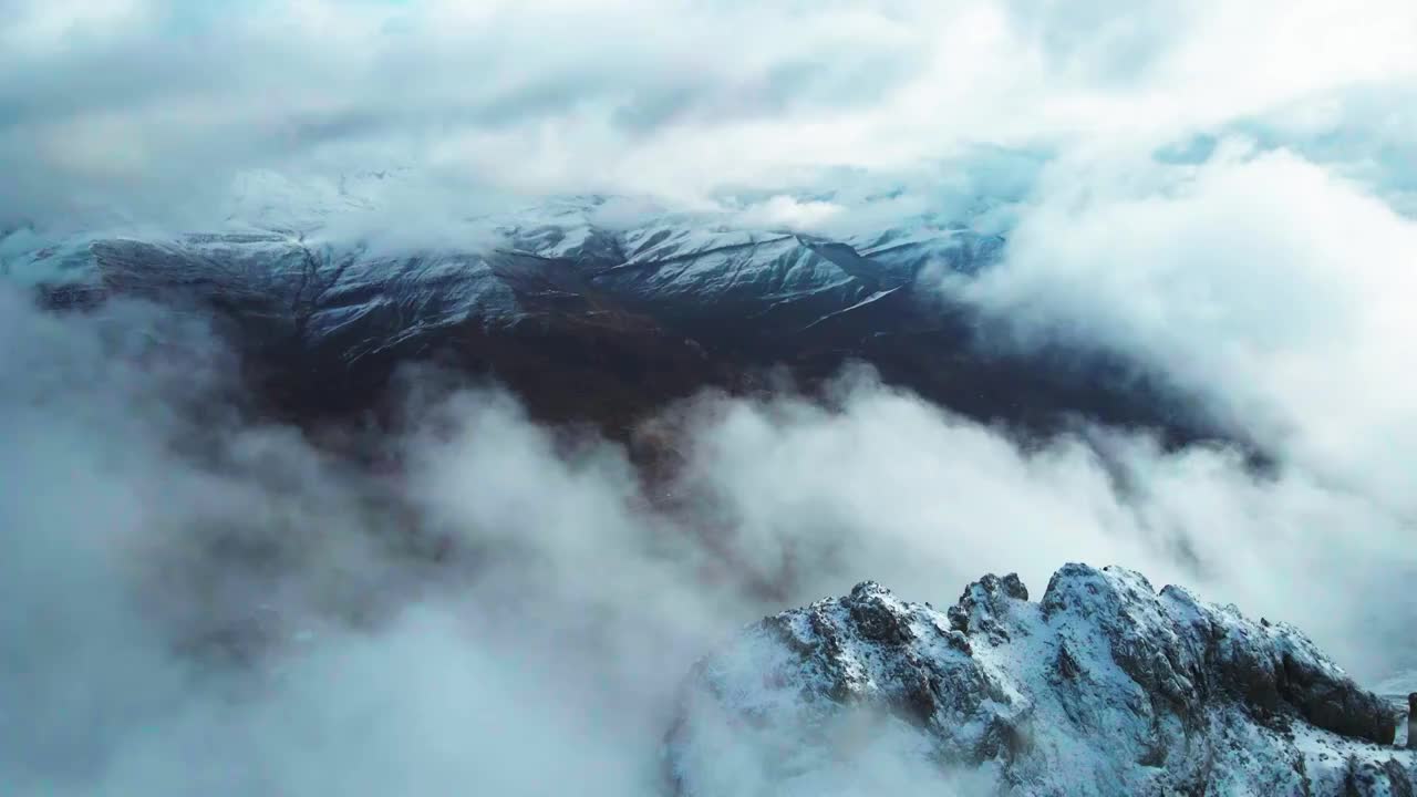 云雾山峦视频素材