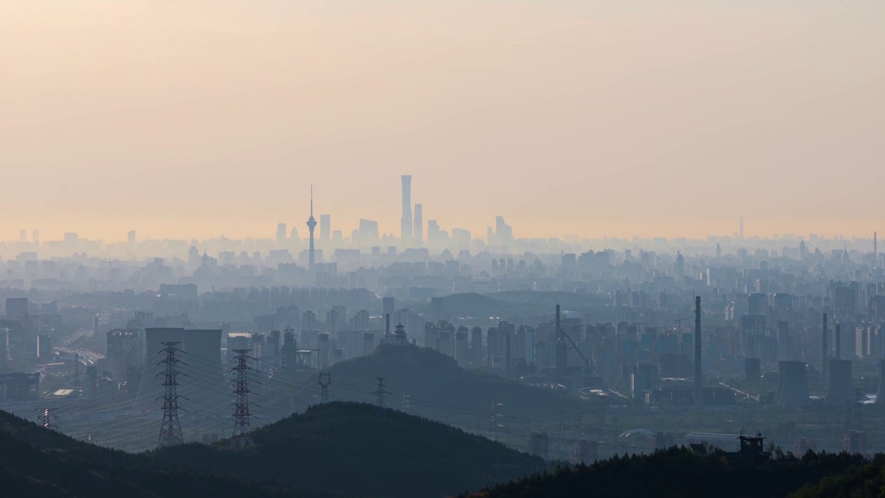 北京的清晨视频素材