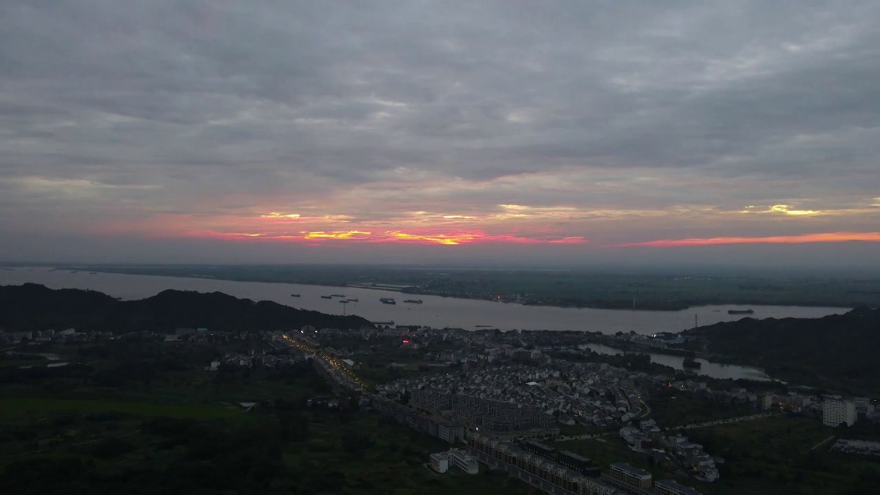 醉美夕阳红视频素材