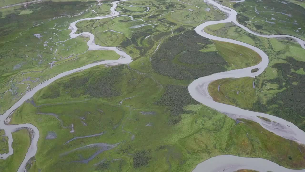 川藏线毛垭大草原风光视频素材