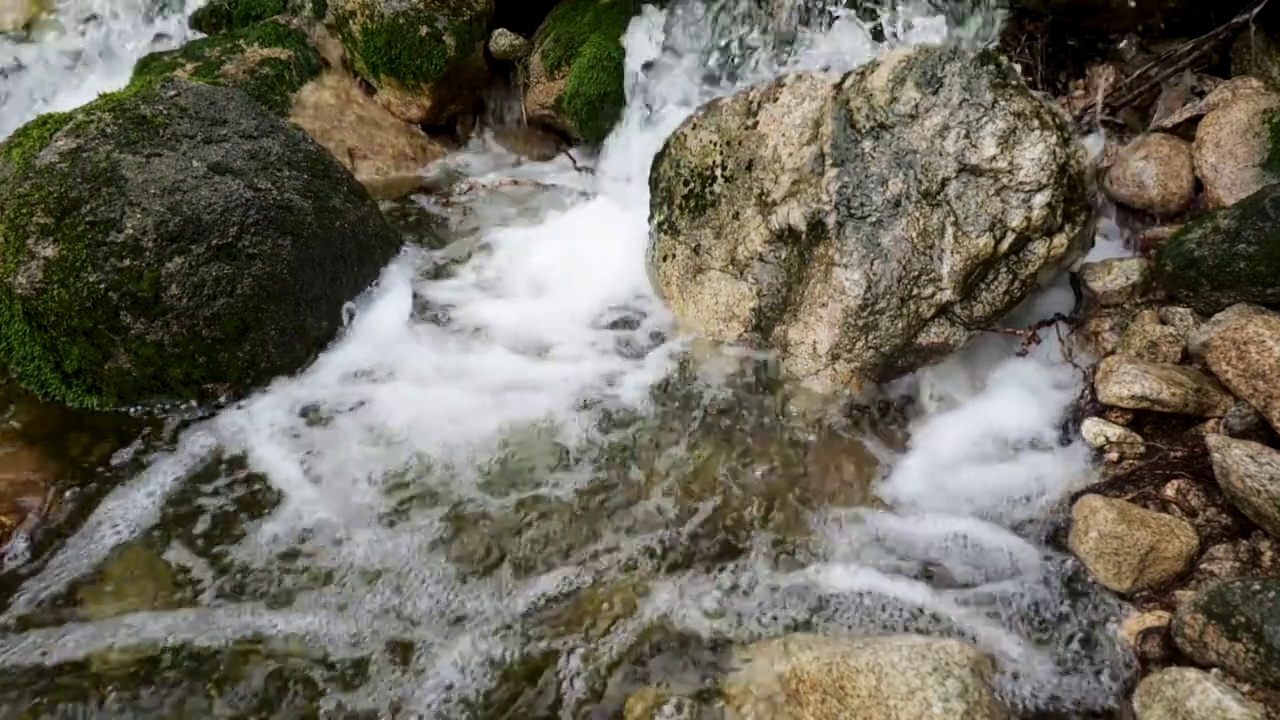 原生态河水视频素材