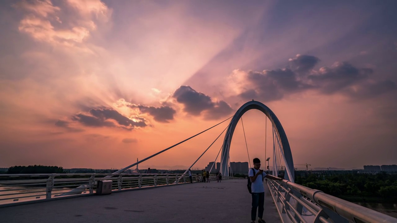 南京市南京之眼景区视频素材