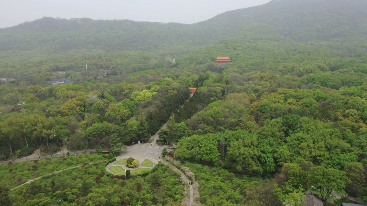 南京钟山风景区视频素材