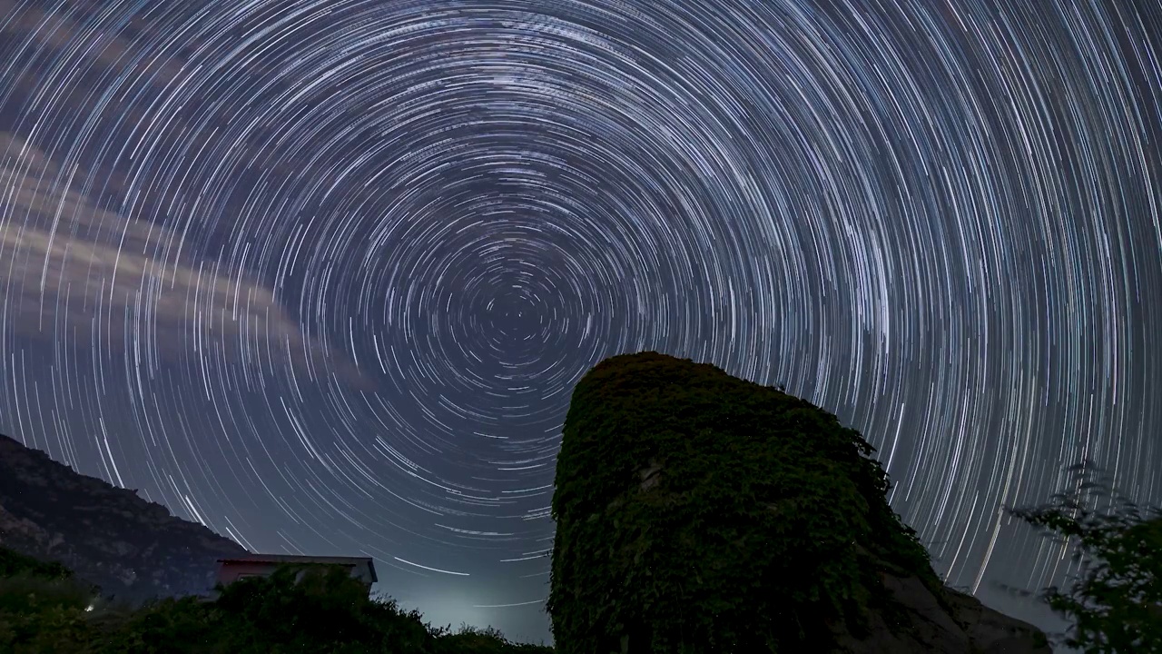 星星的延时视频素材