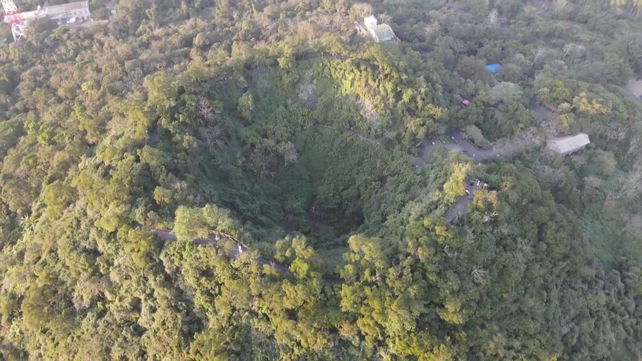 海南雷琼火山公园航拍视频素材