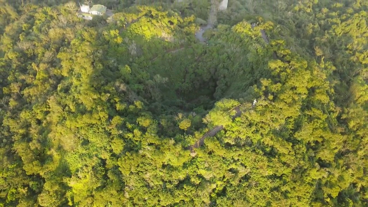 海南雷琼火山公园航拍视频素材