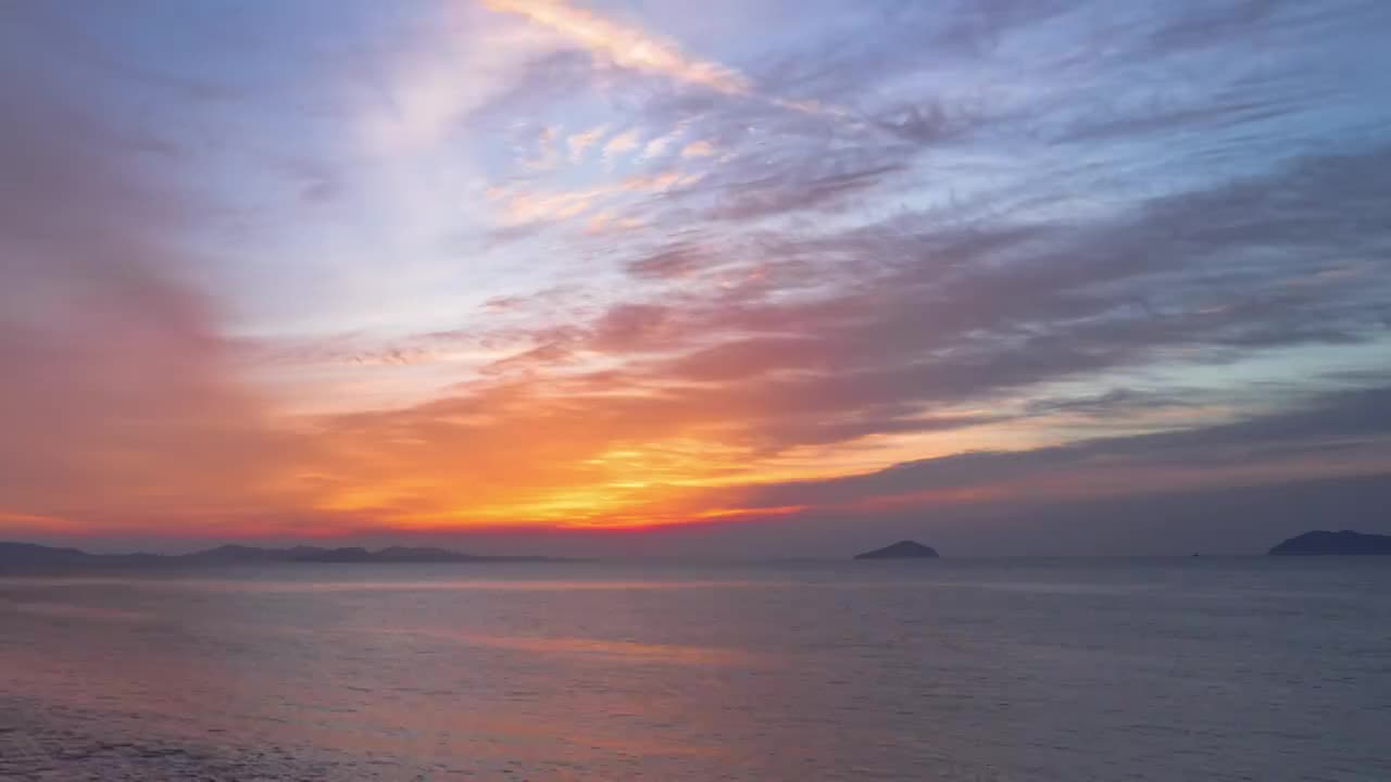 海上日出视频素材