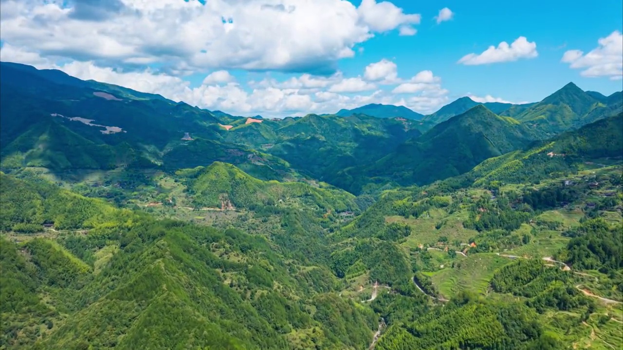 山区航拍延时视频素材