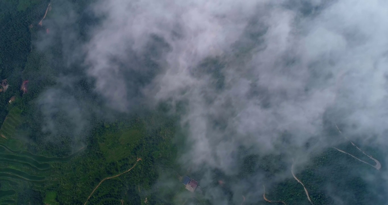 云雾 气候 天气 自然 雪峰山视频素材