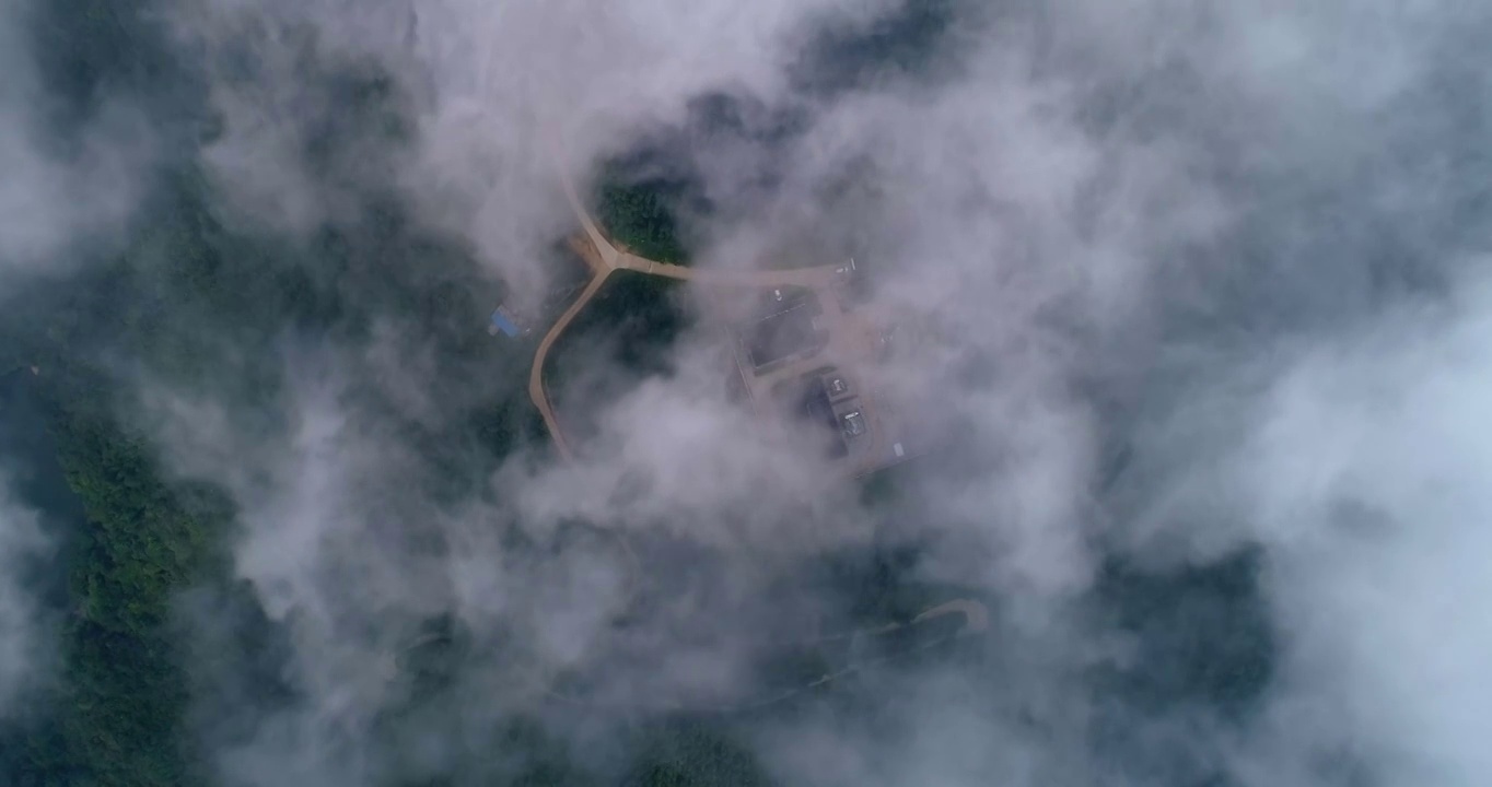 云雾 气候 天气 自然 雪峰山视频素材