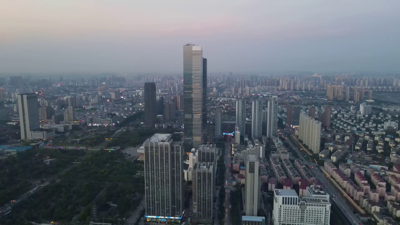 京杭大运河无锡段夜景视频素材