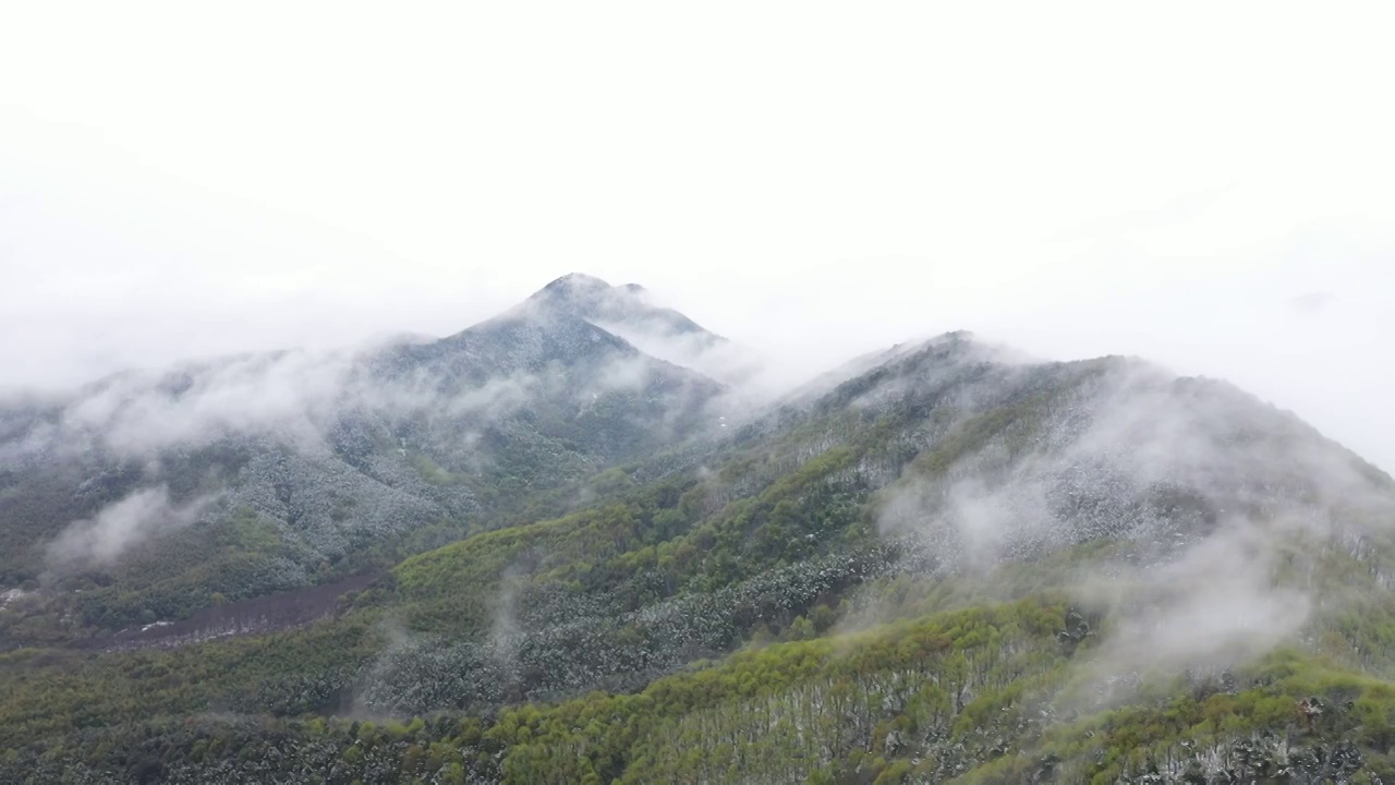 江苏句容九龙山 瓦屋山视频素材