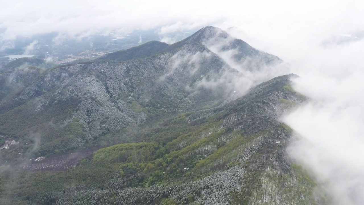 江苏句容九龙山 瓦屋山视频素材