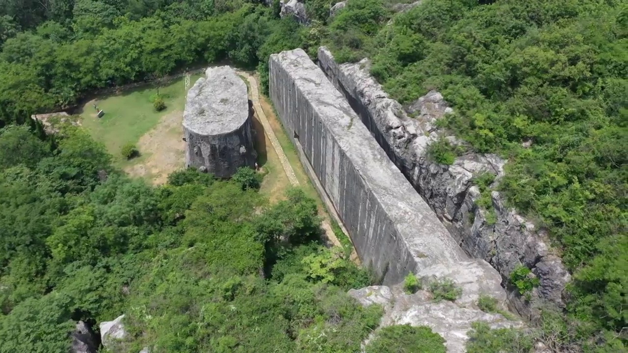 南京汤山阳山碑材景区视频素材