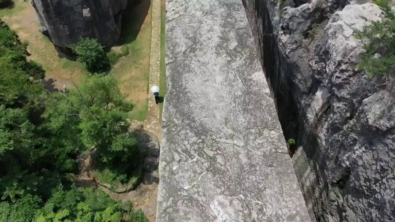 南京汤山阳山碑材景区视频素材