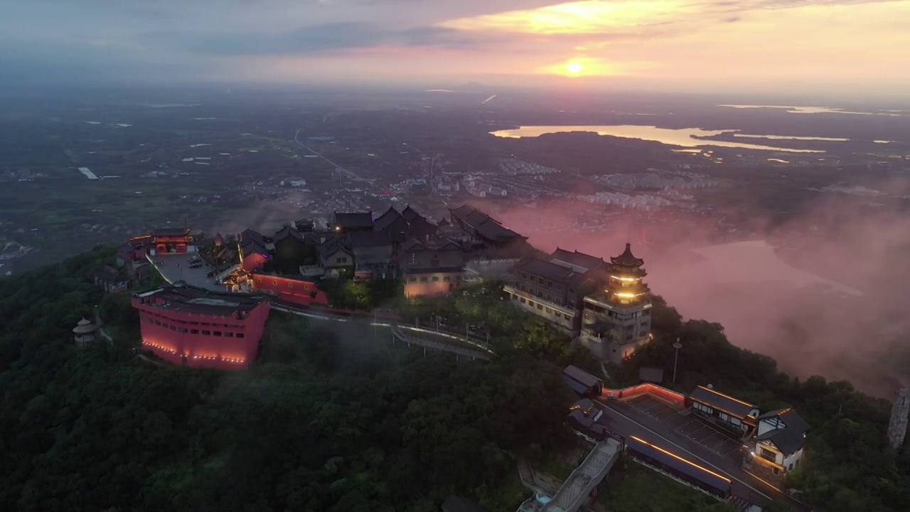 江苏句容茅山景区视频素材