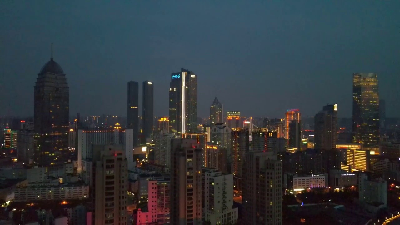 京杭大运河无锡段夜景视频素材