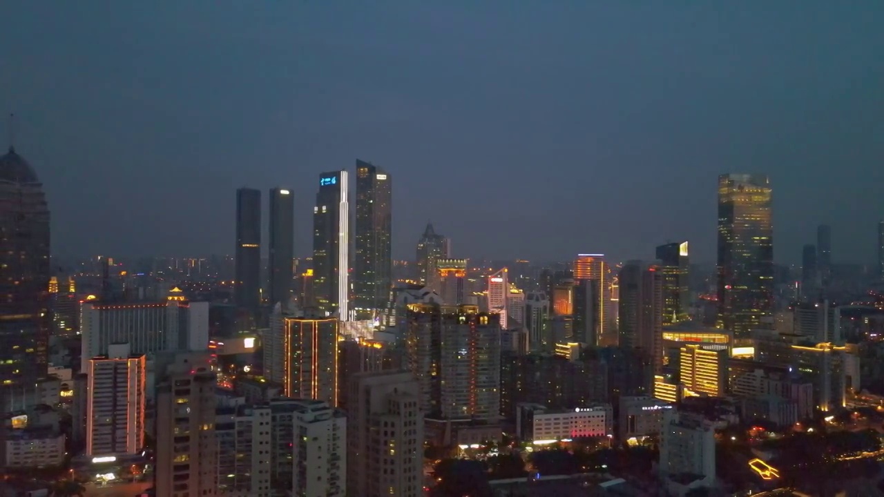 京杭大运河无锡段夜景视频素材