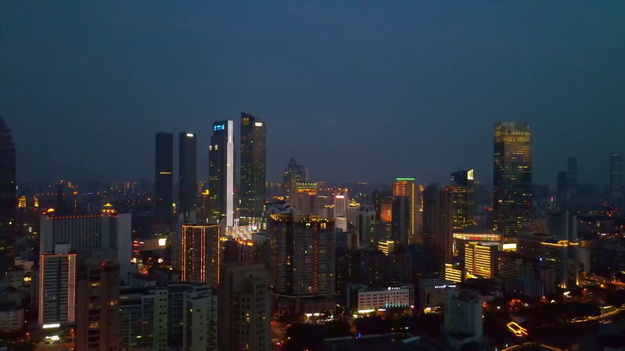 京杭大运河无锡段夜景视频素材