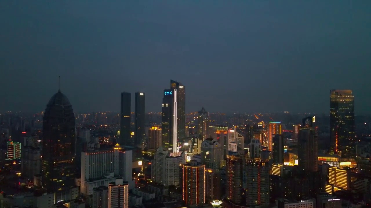 京杭大运河无锡段夜景视频素材