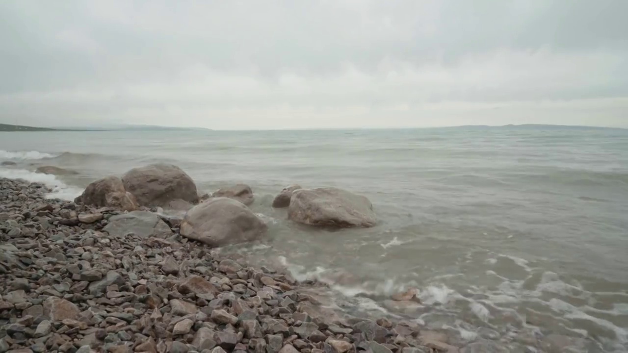 青海湖风光视频素材