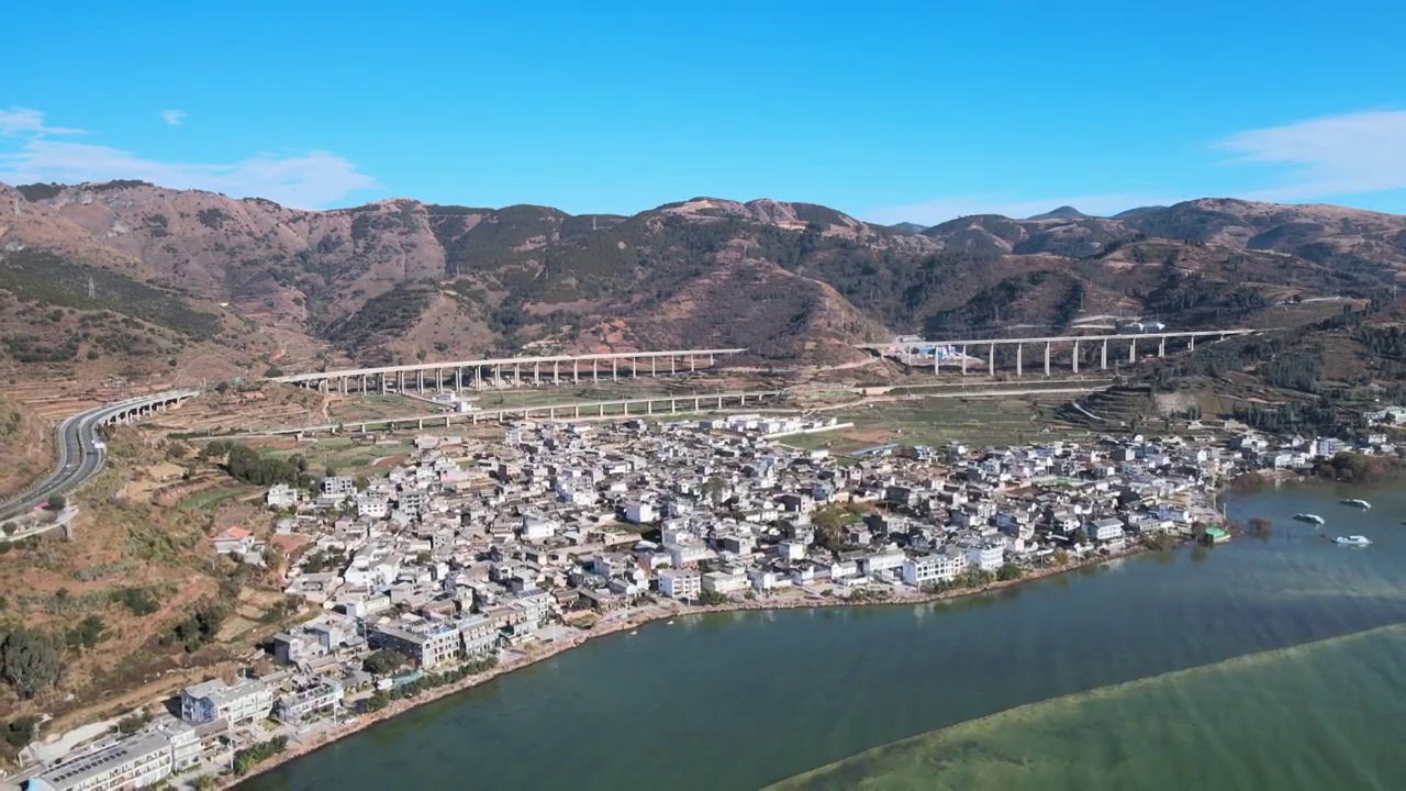 大理双廊民宿建筑风光视频素材