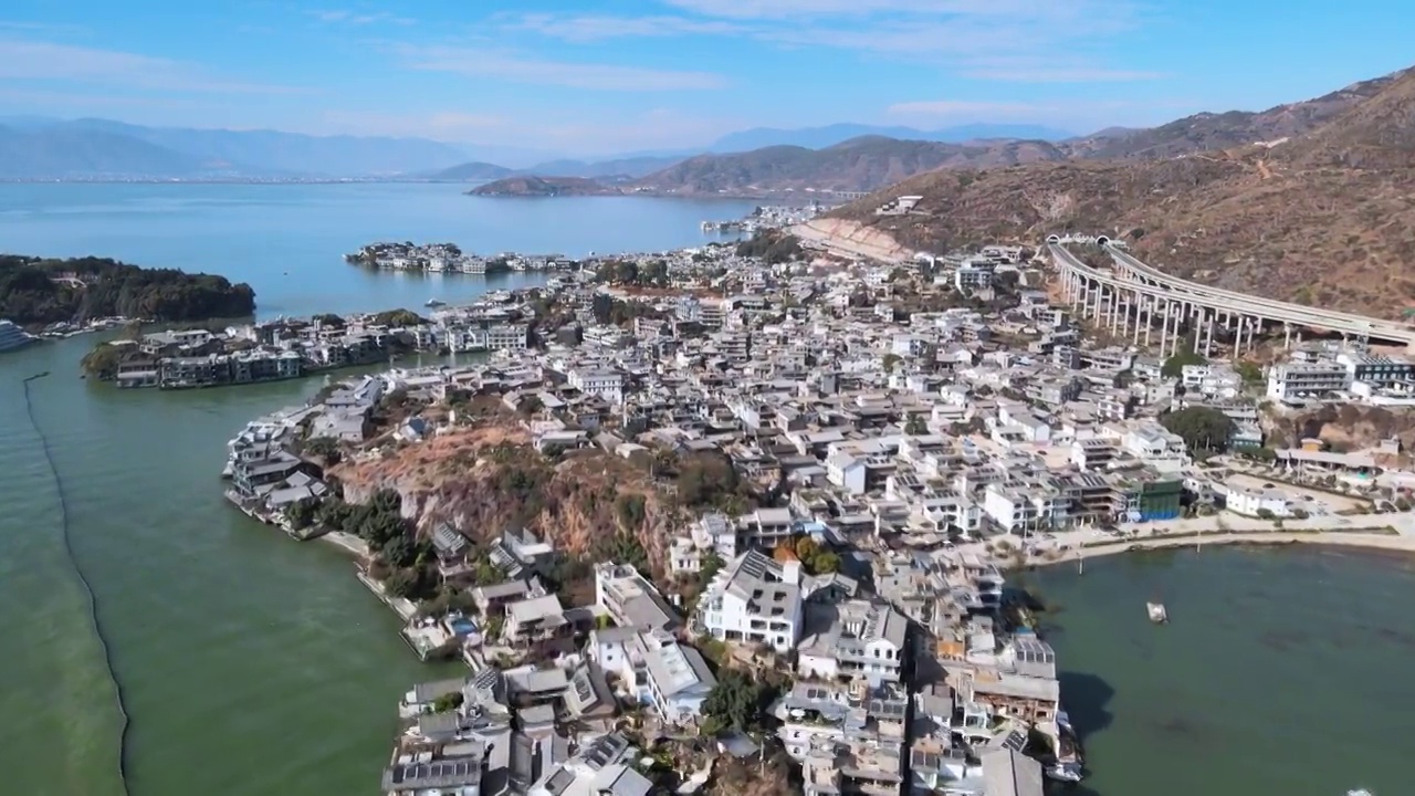 大理双廊民宿建筑风光视频素材