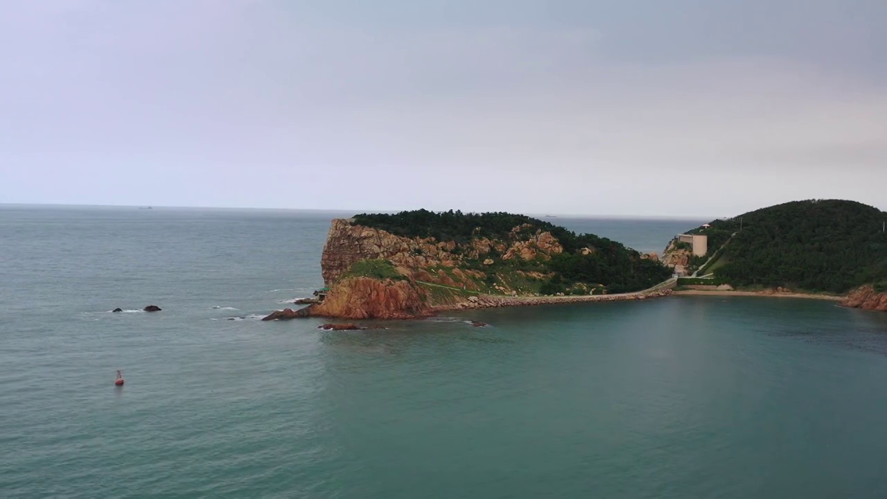 山东威海荣成摩天岭风光视频素材