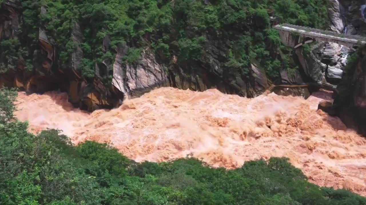 虎跳峡视频素材