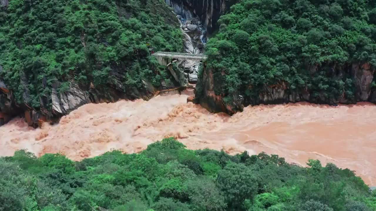 虎跳峡视频素材