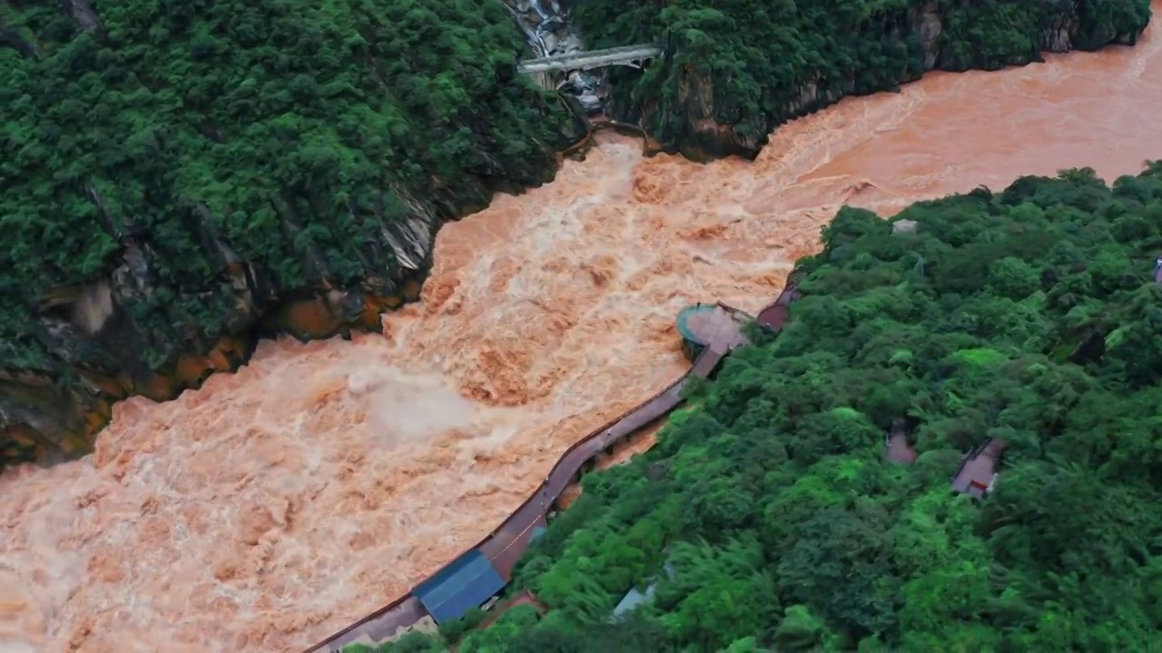 虎跳峡视频素材