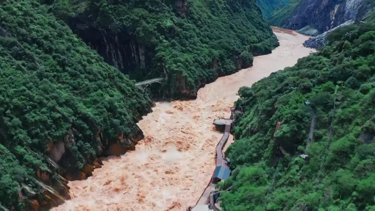 虎跳峡视频素材