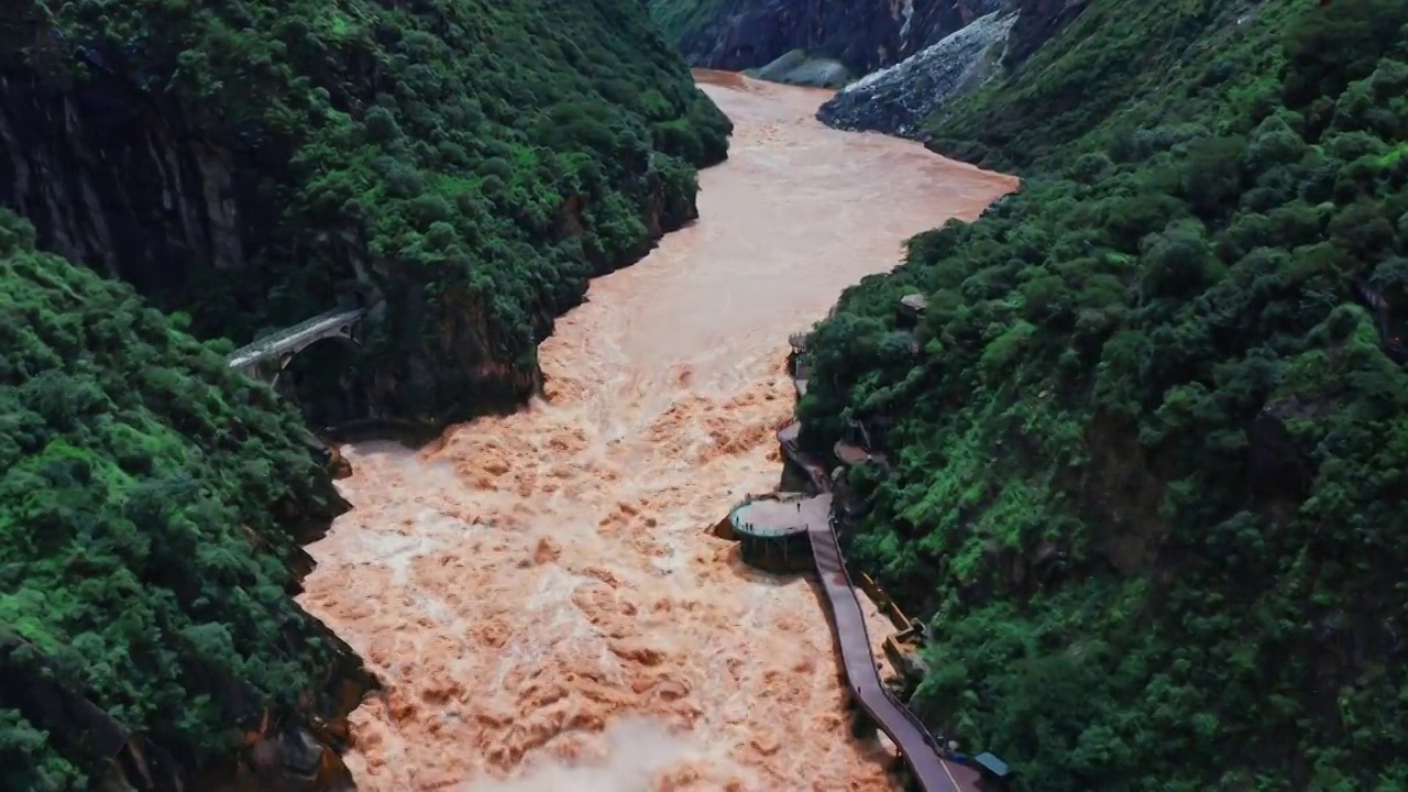 虎跳峡视频素材