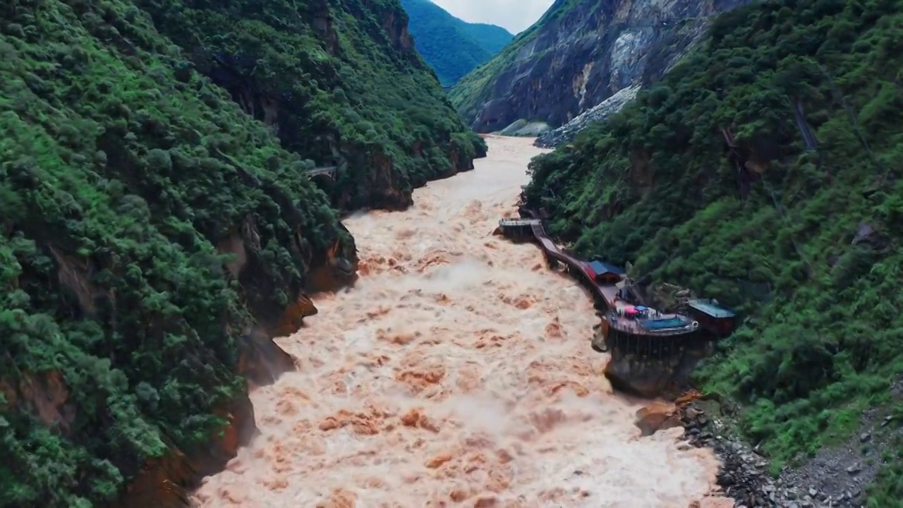 虎跳峡视频素材