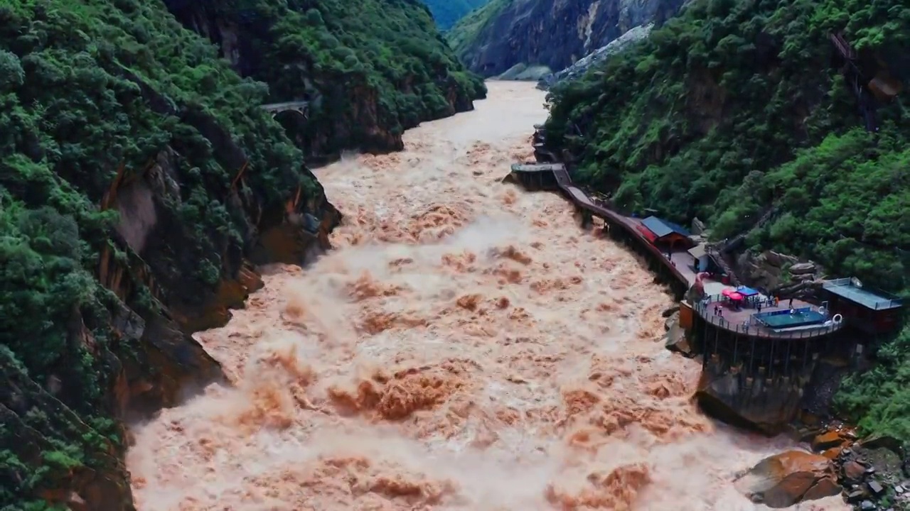 虎跳峡视频素材