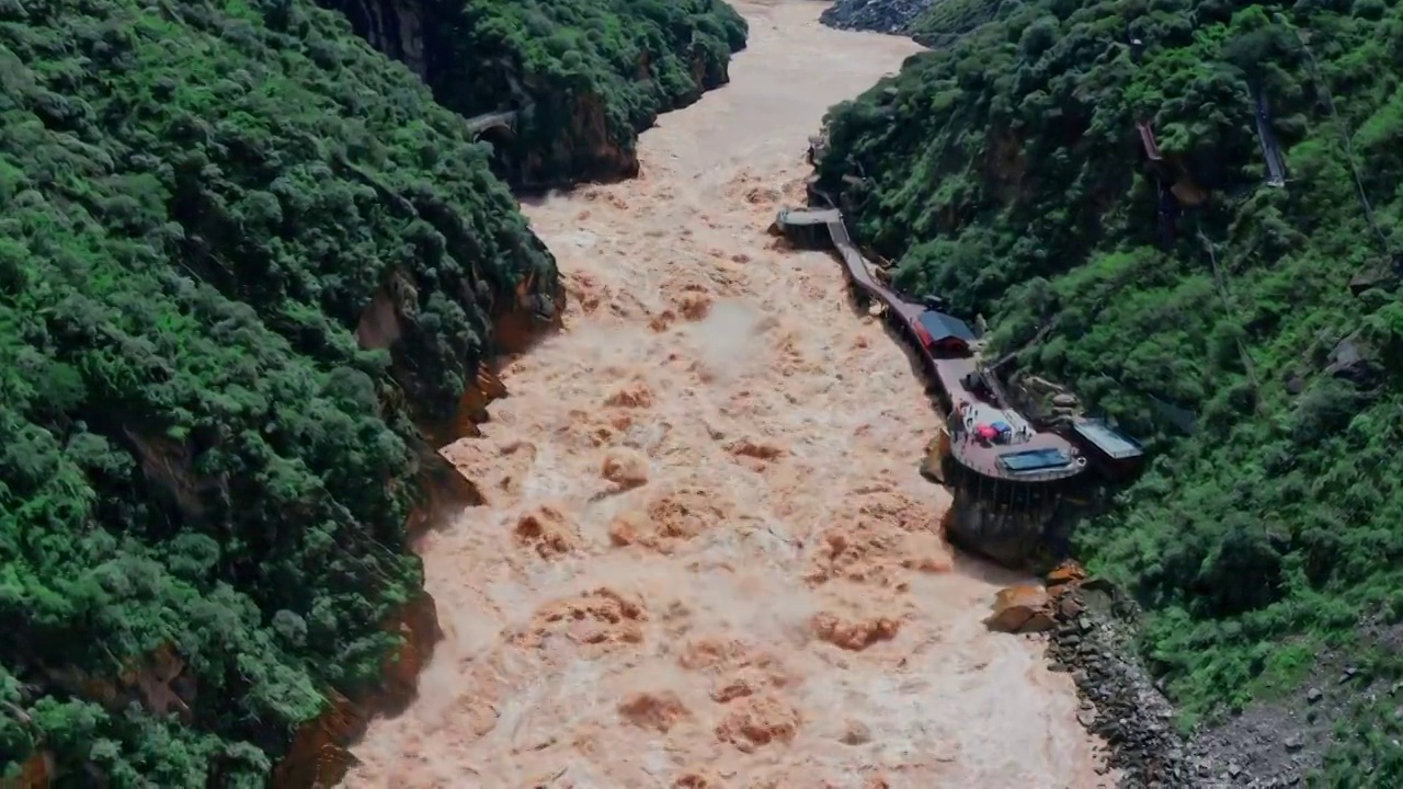 虎跳峡视频素材