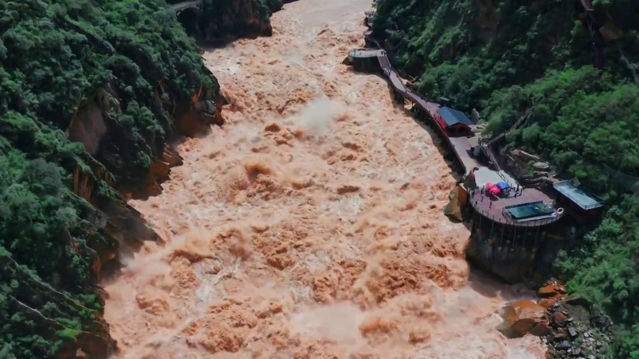 虎跳峡视频素材