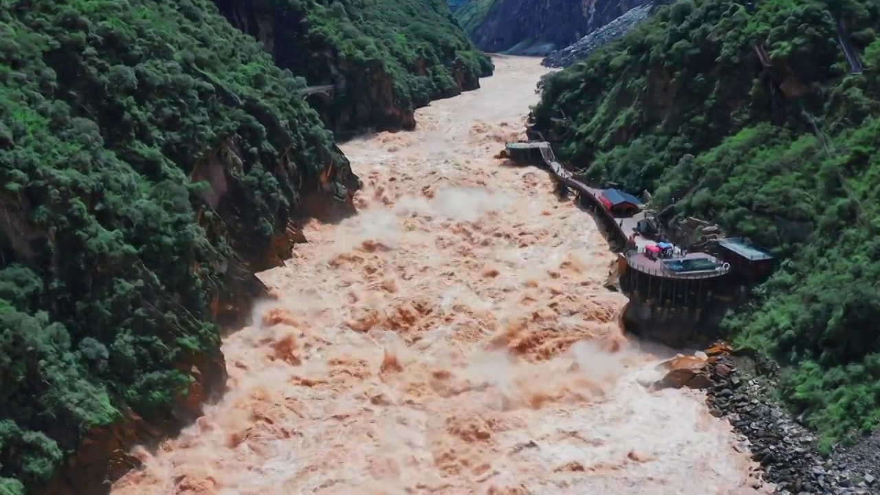 虎跳峡视频素材