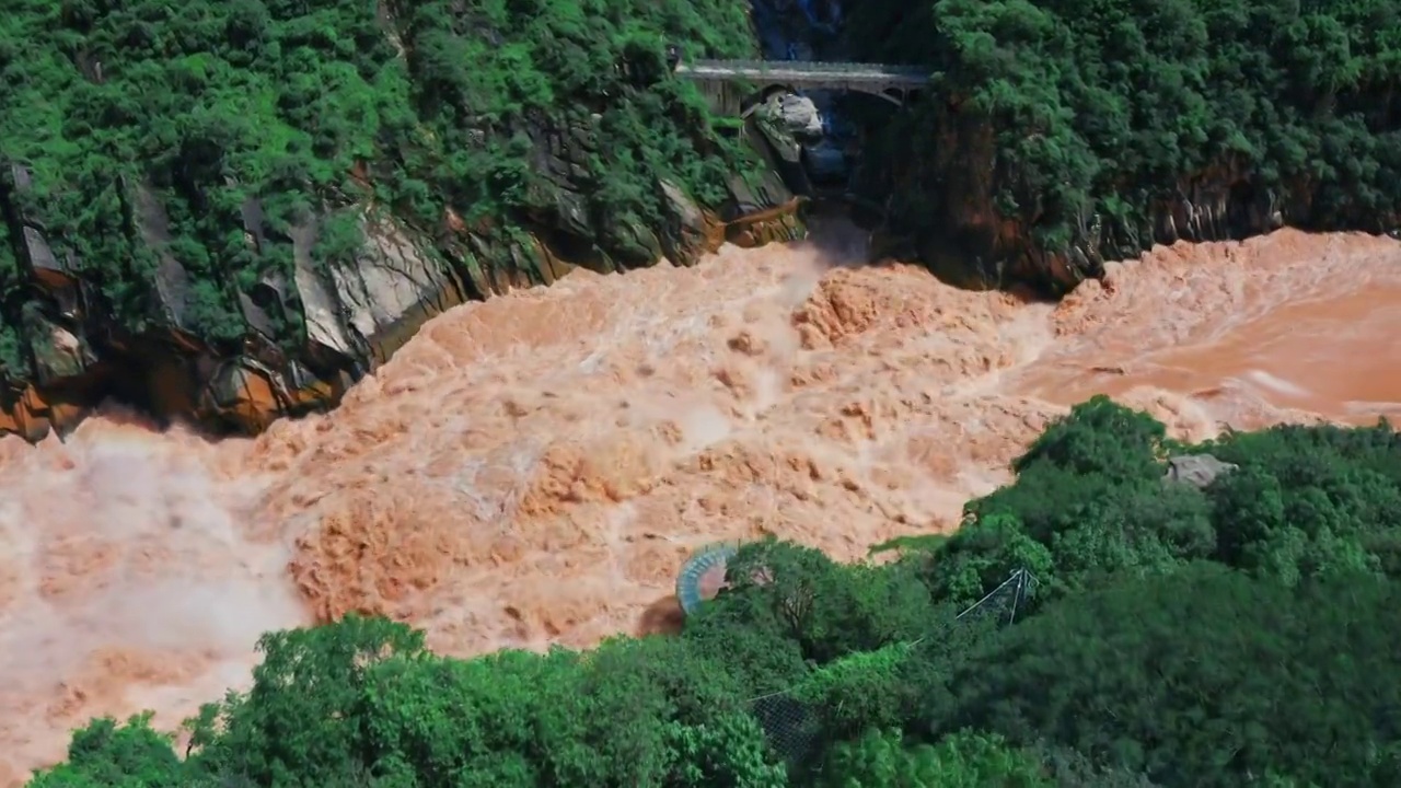 虎跳峡视频素材