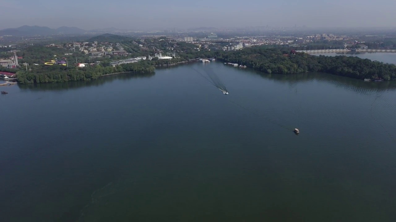 江苏溧阳天目湖景区视频素材