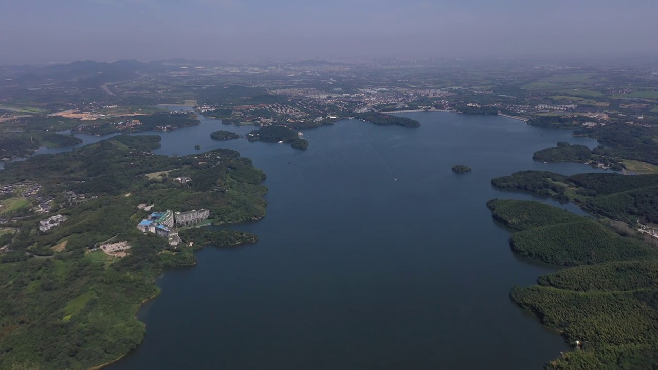 溧阳天目湖景区视频素材