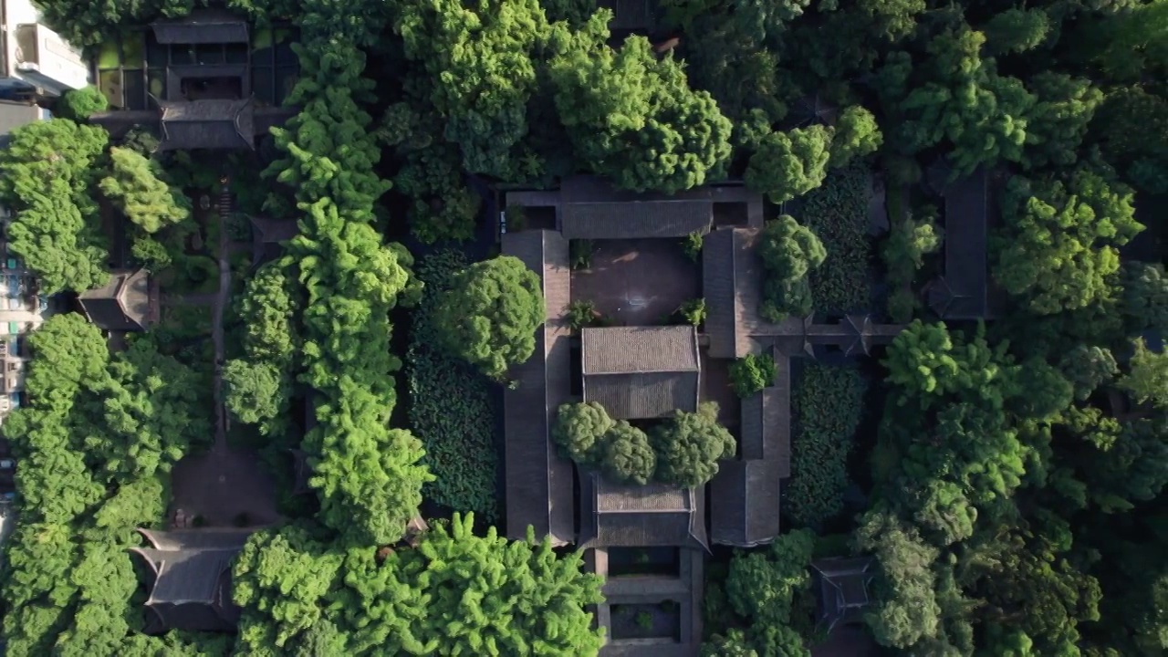 四川眉山三苏祠视频素材