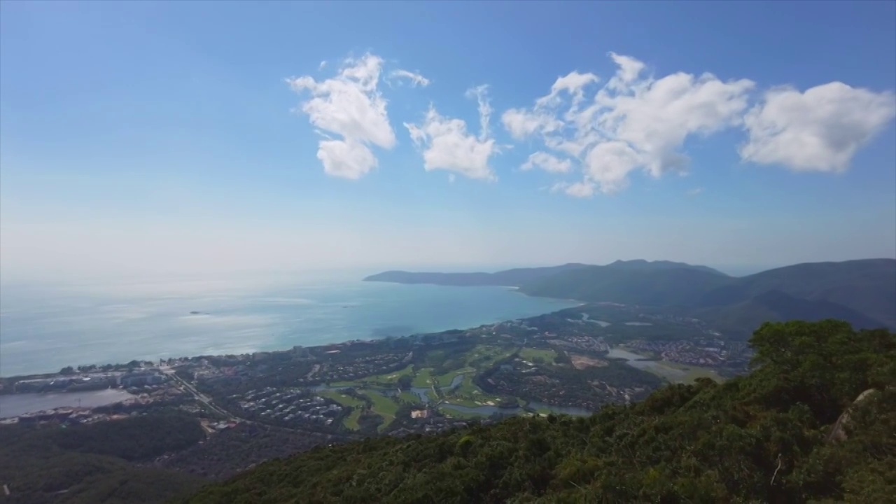 海南三亚自然风光延时摄影视频素材