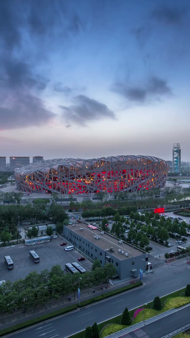 鸟巢风景视频素材画面1