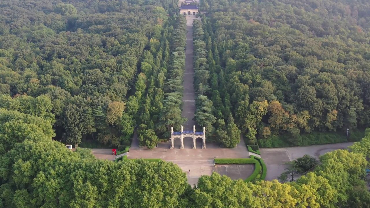 南京中山陵景观视频素材